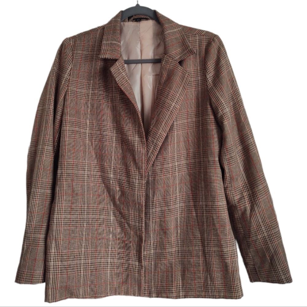 Missguided Plaid Jacket